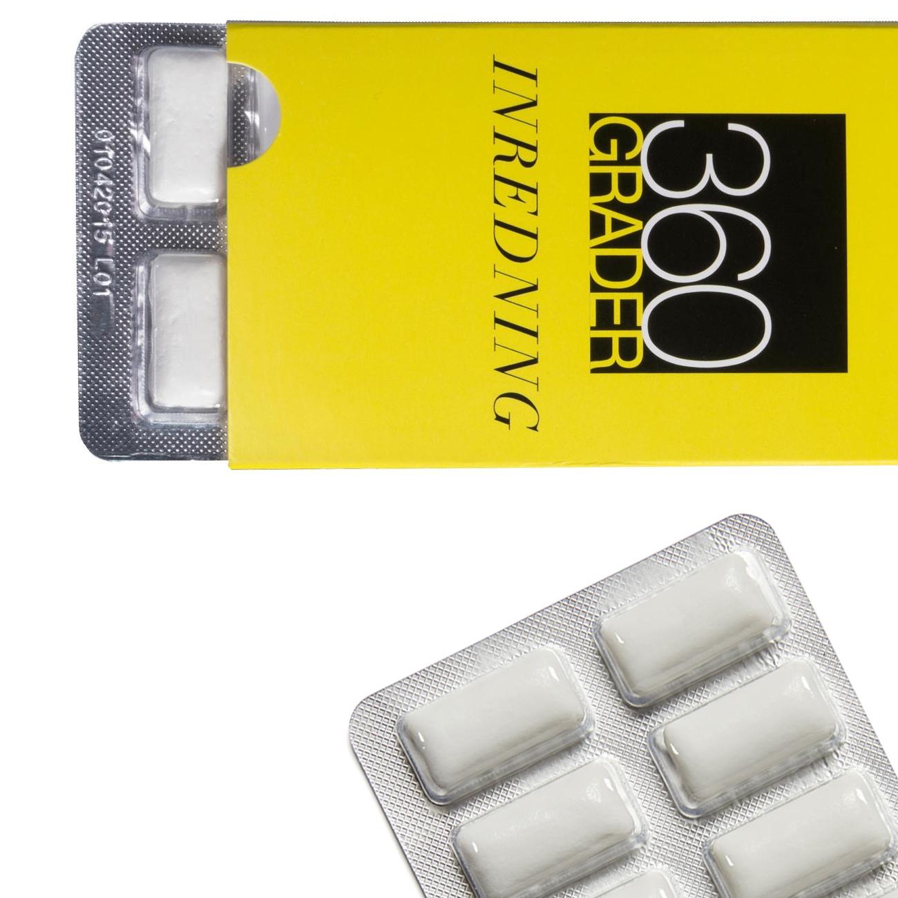 tuggummipaket med egen logga